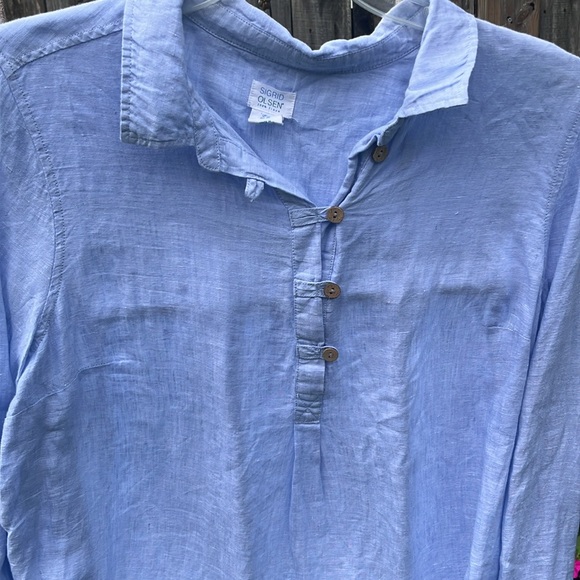 Sigrid Olsen beautiful preloved gently used, 100% linen, size 1X - Picture 5 of 5